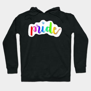 Pride Lettering Hoodie